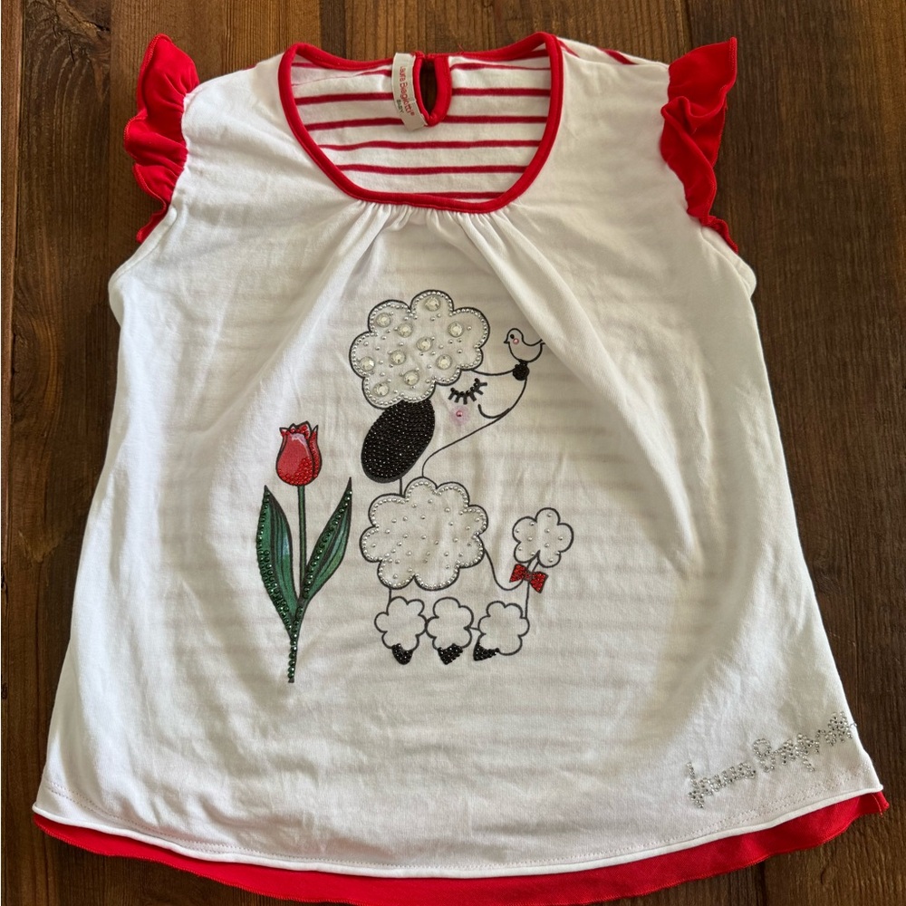Laura Biagiotti Embelished Tee size 6